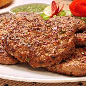 Frozen Beef Chapli Kebab