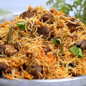 Homemade Beef Biryani